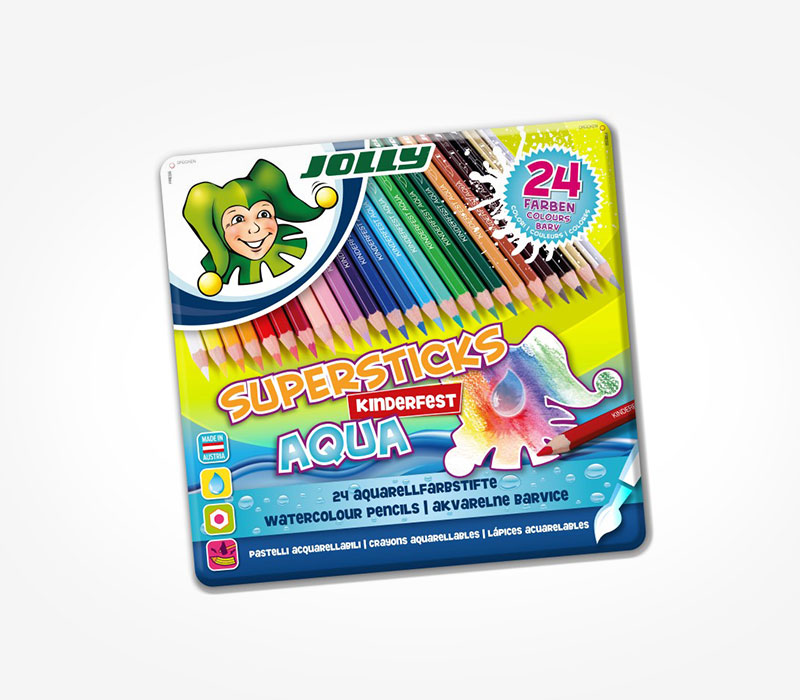 Jolly Supersticks Kinderfest AQUA 24er